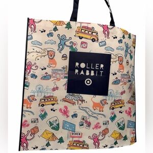 Roller Rabbit x Target Tote with Multicolor Illustration